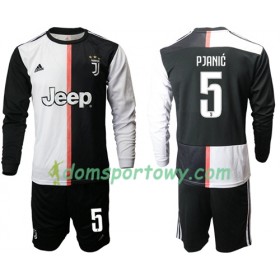 Koszulka Juventus Pjanic 5 Dziecięcy Domowe Koszulki Piłkarskie 2019-2020 Długi Rękaw